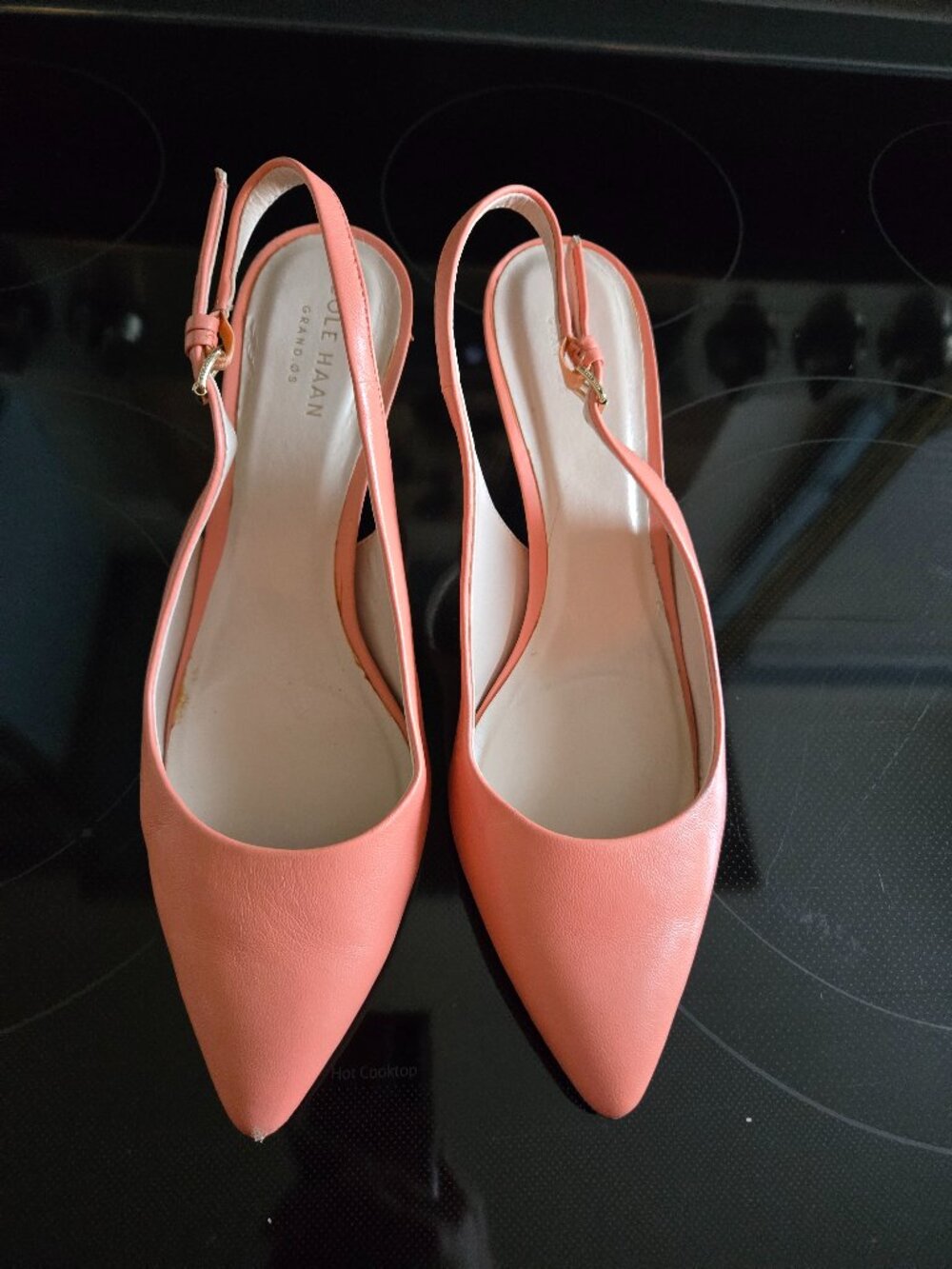 Peach Slingbacks (7 1/2)